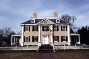 Georgian to the core, the Longfellow House Cambridge, Massachusetts was built in 1759