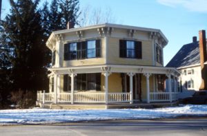 The Octagon House Italianate style built in Gardner, Massachusetts