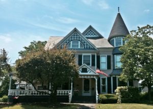 A textbook Queen Anne home with all the bells and whistles.