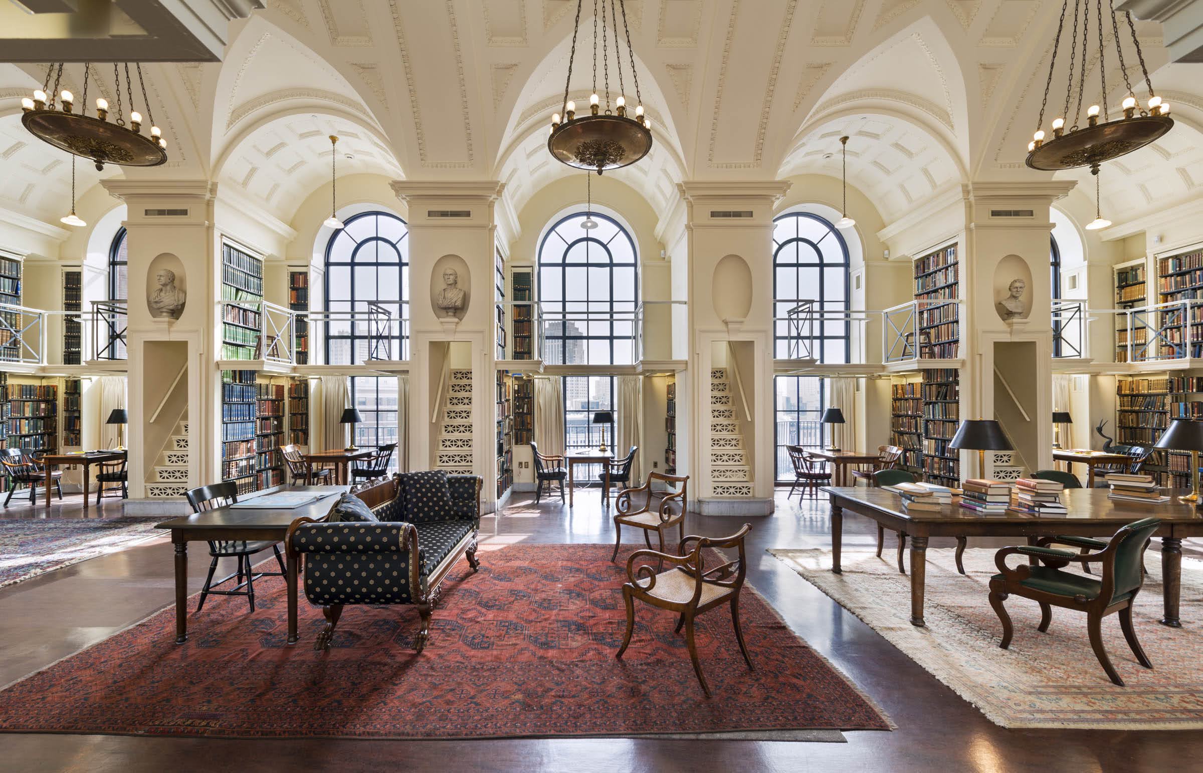 Boston Athenaeum gallery and reading-room sightlines photo 1